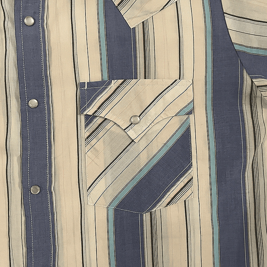 1970s Short Sleeve Western Shirt