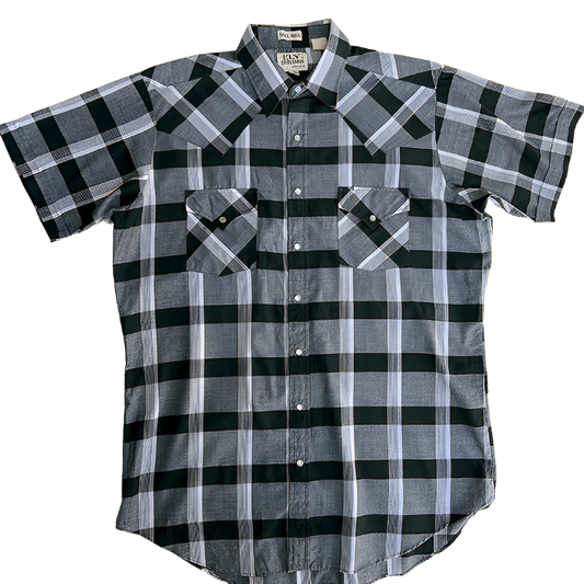 1980s Short Sleeve Western Shirt
