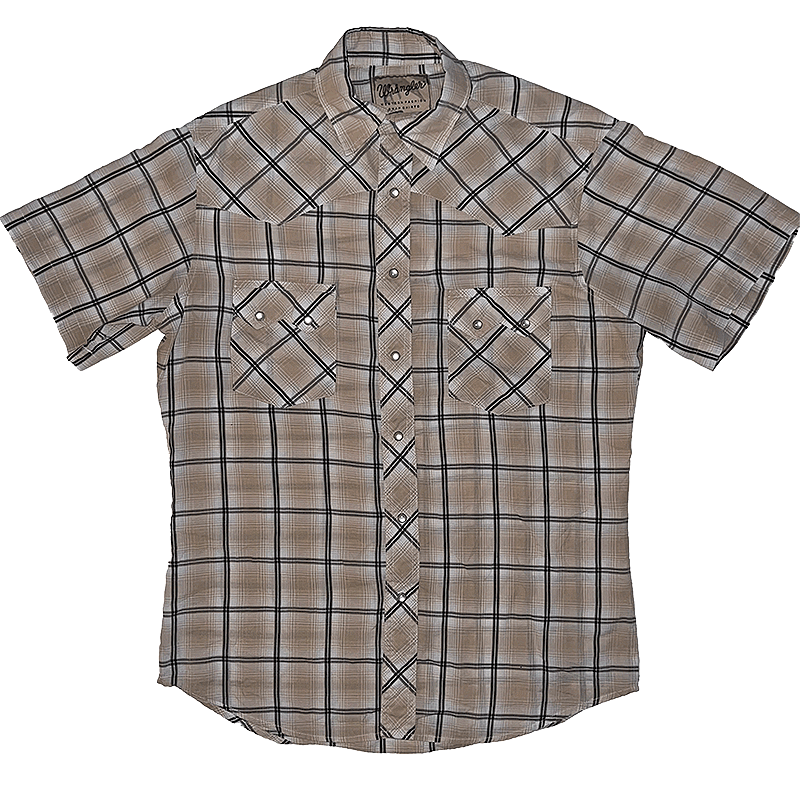 1980s Short Sleeve Western Shirt