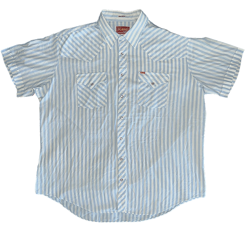 1970s Short Sleeve Western Shirt