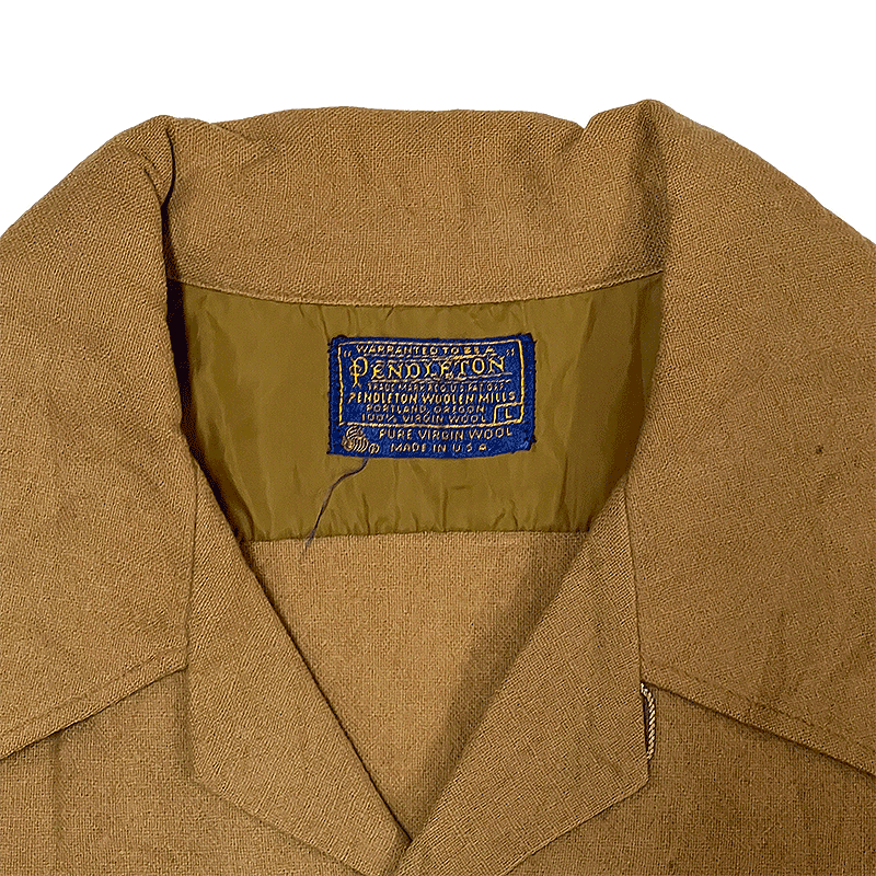 1970s Loop-Collar Wool Shirt