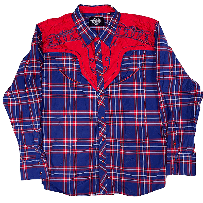 Embroidered Western Shirt Lasso Vintage & Ranchwear Embroidered Western Shirt Lasso Vintage & Ranchwear
