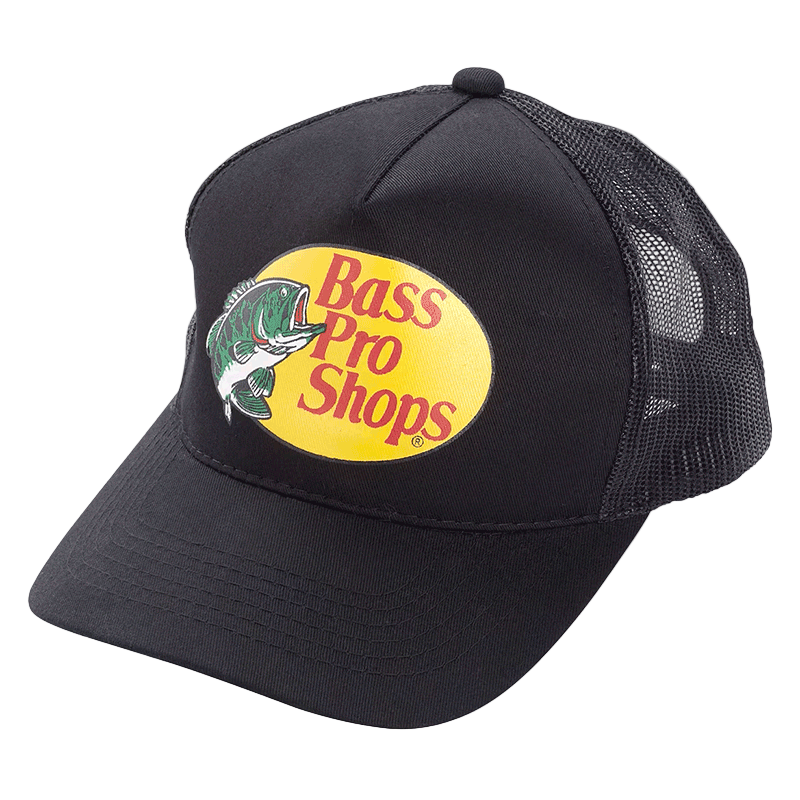 Black cap with Bass Pro Shops logo
