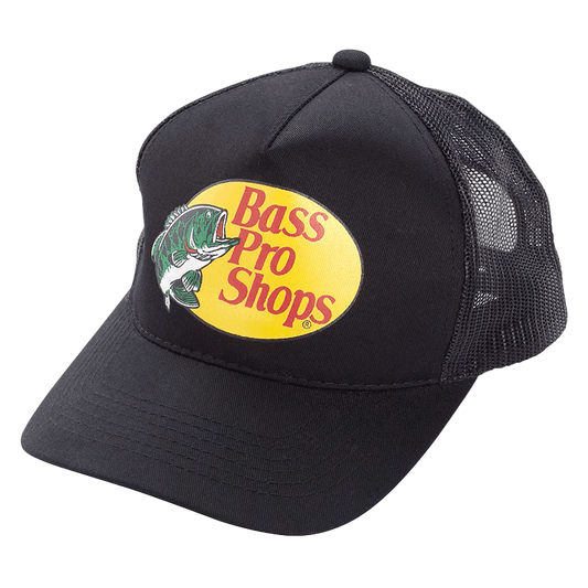Black cap with Bass Pro Shops logo