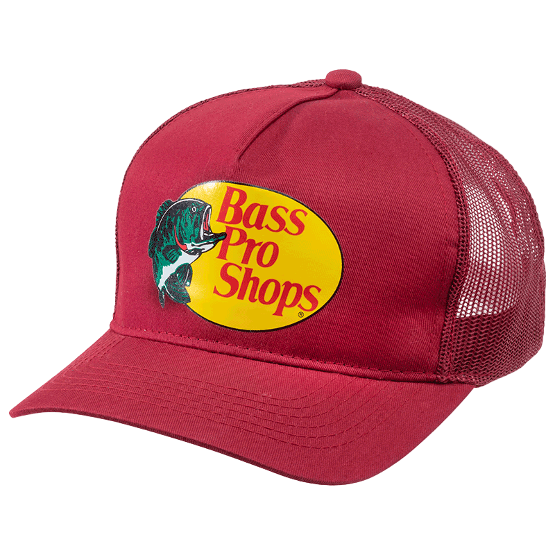 Red cap with Bass Pro Shops logo
