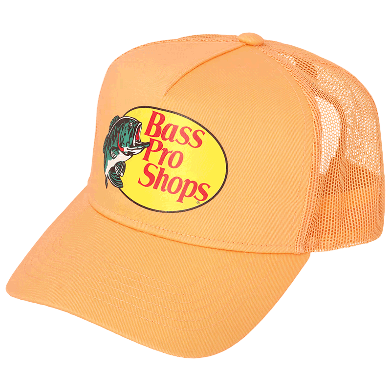 Orange cap with Bass Pro Shops logo