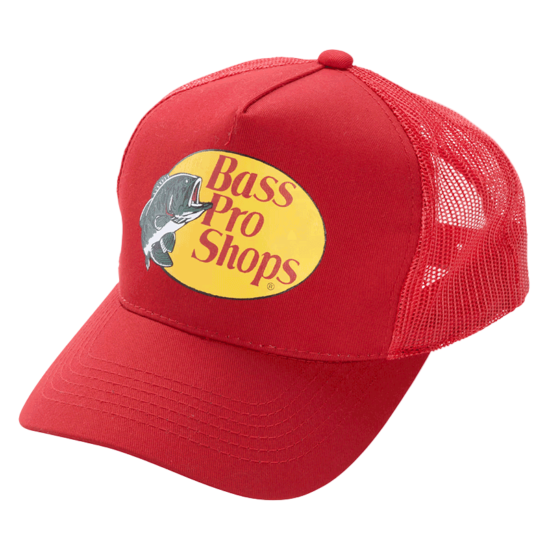 Red cap with Bass Pro Shops logo