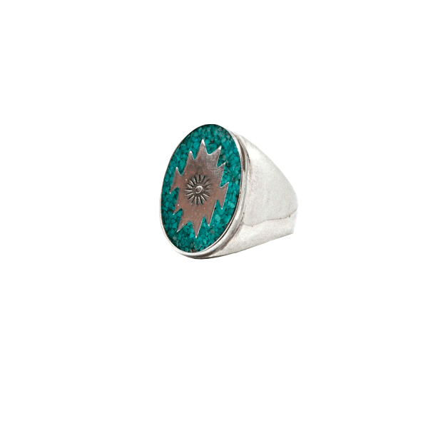 Southwestern Signet Ring, Turquoise NEW!!
