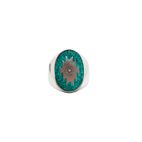 Southwestern Signet Ring, Turquoise NEW!!