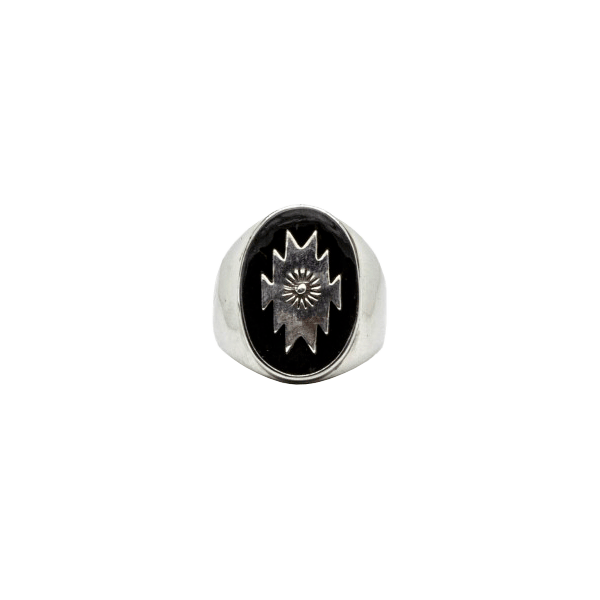 Southwestern Signet Ring, Black NEW!!
