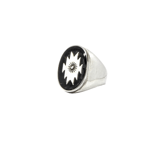 Southwestern Signet Ring, Black