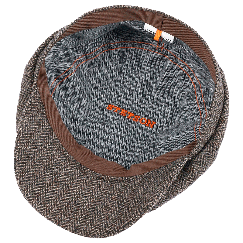 Hatteras Herringbone Flat Cap