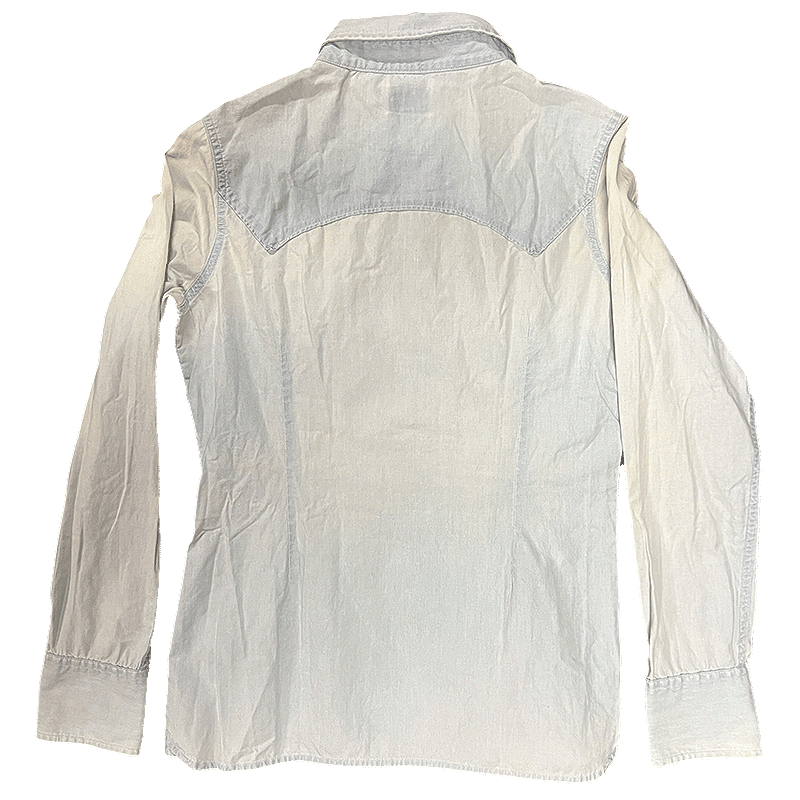 80s/90s Women's Western Denim Shirt