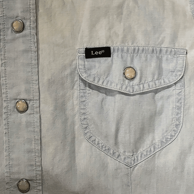 80s/90s Women's Western Denim Shirt