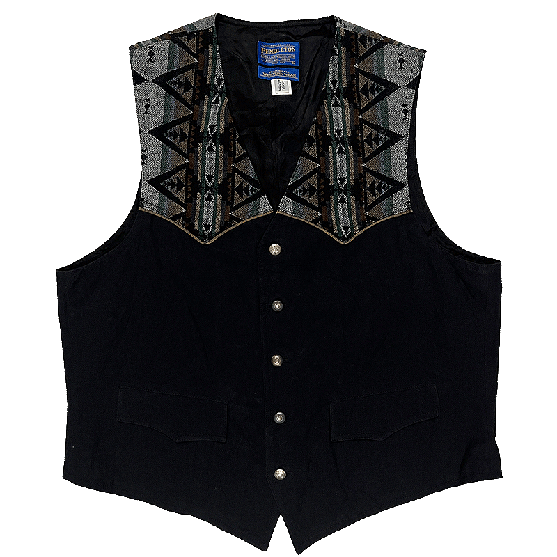 1990s US-Made Western Vest – Lasso – The Americana Outfitter