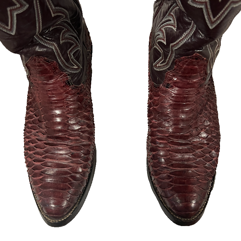 1980s Snake Skin Boots