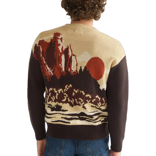 Full Zip Cardigan Desert Scenic