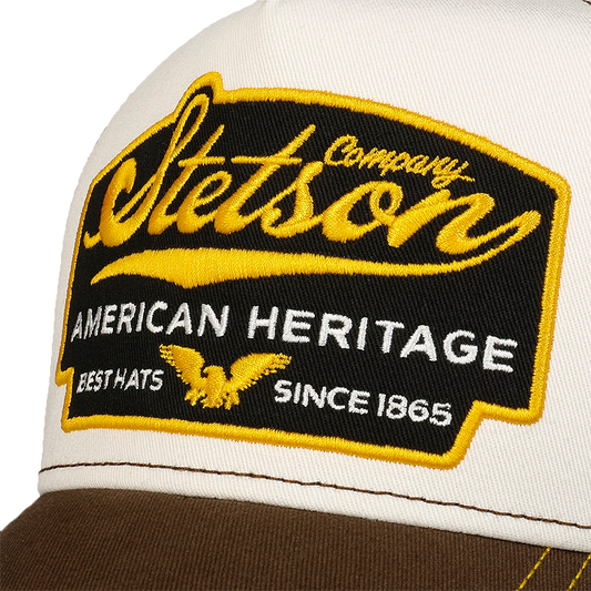 American Heritage Trucker Cap, Dark Brown