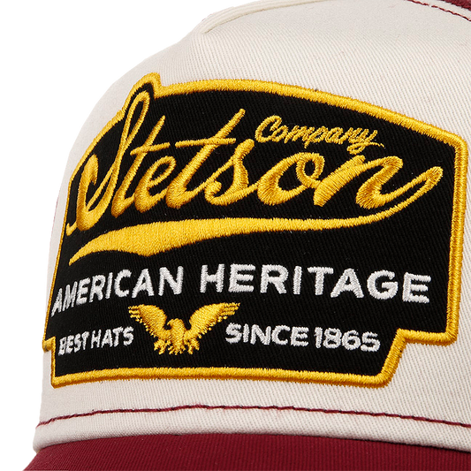 American Heritage Trucker Cap, Bordeaux