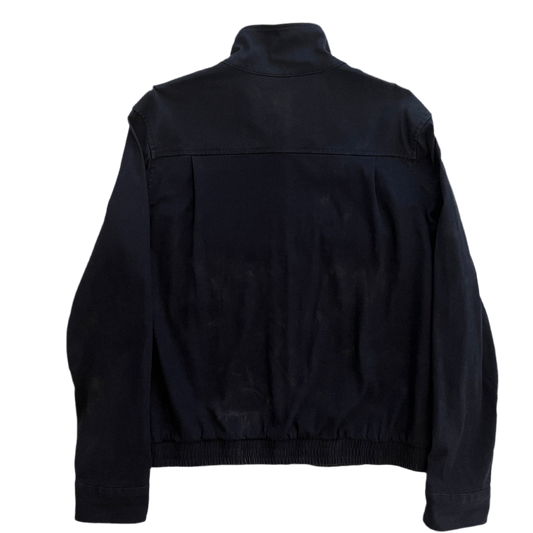 Dark blue jacket on a white background