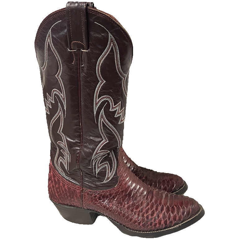 1980s Snake Skin Boots