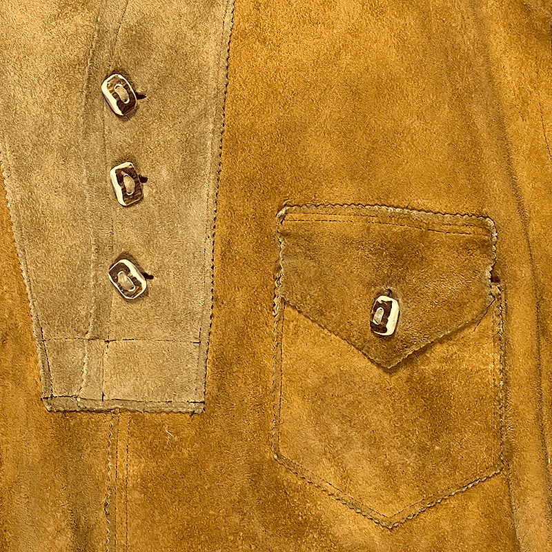 1960s Fringed Rough-Out Leather Shirt