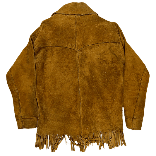 1960s Fringed Rough-Out Leather Shirt