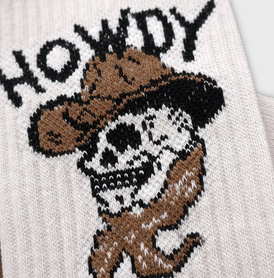 Iron & Resin Howdy Socks’ detail