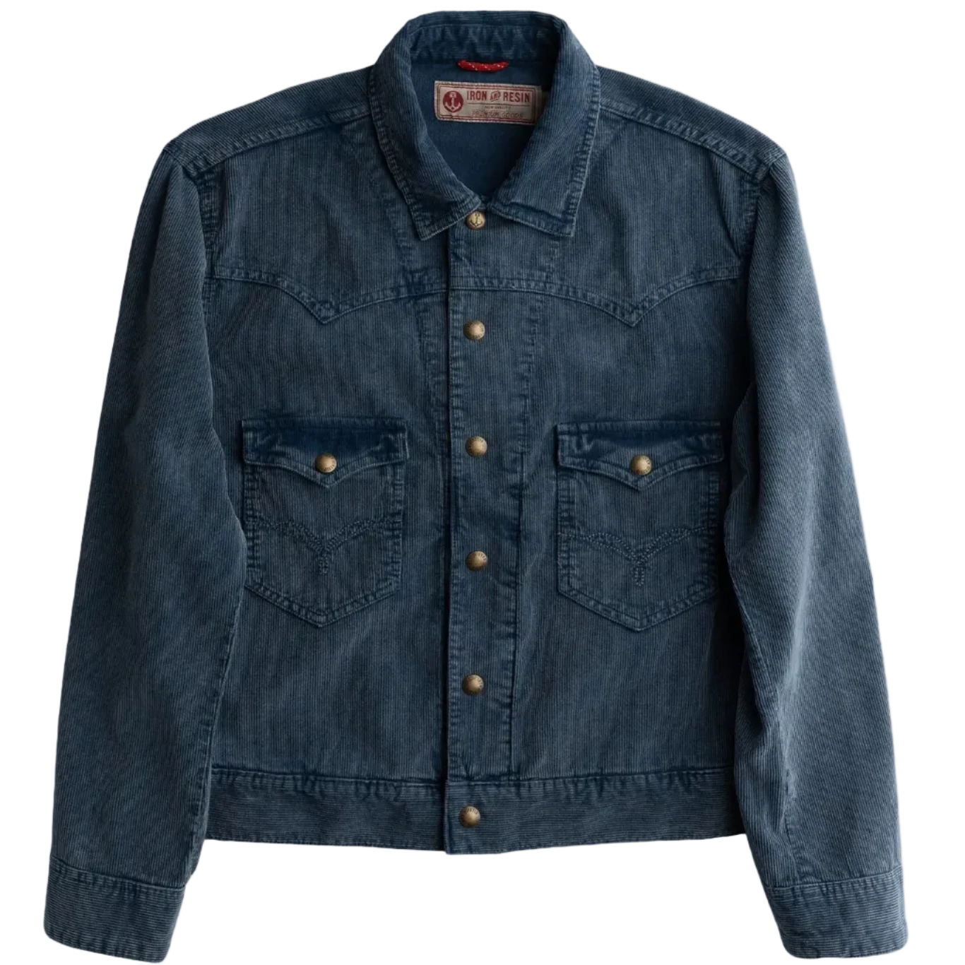 Iron & Resin Hatchet Jacket in light blue corduroy