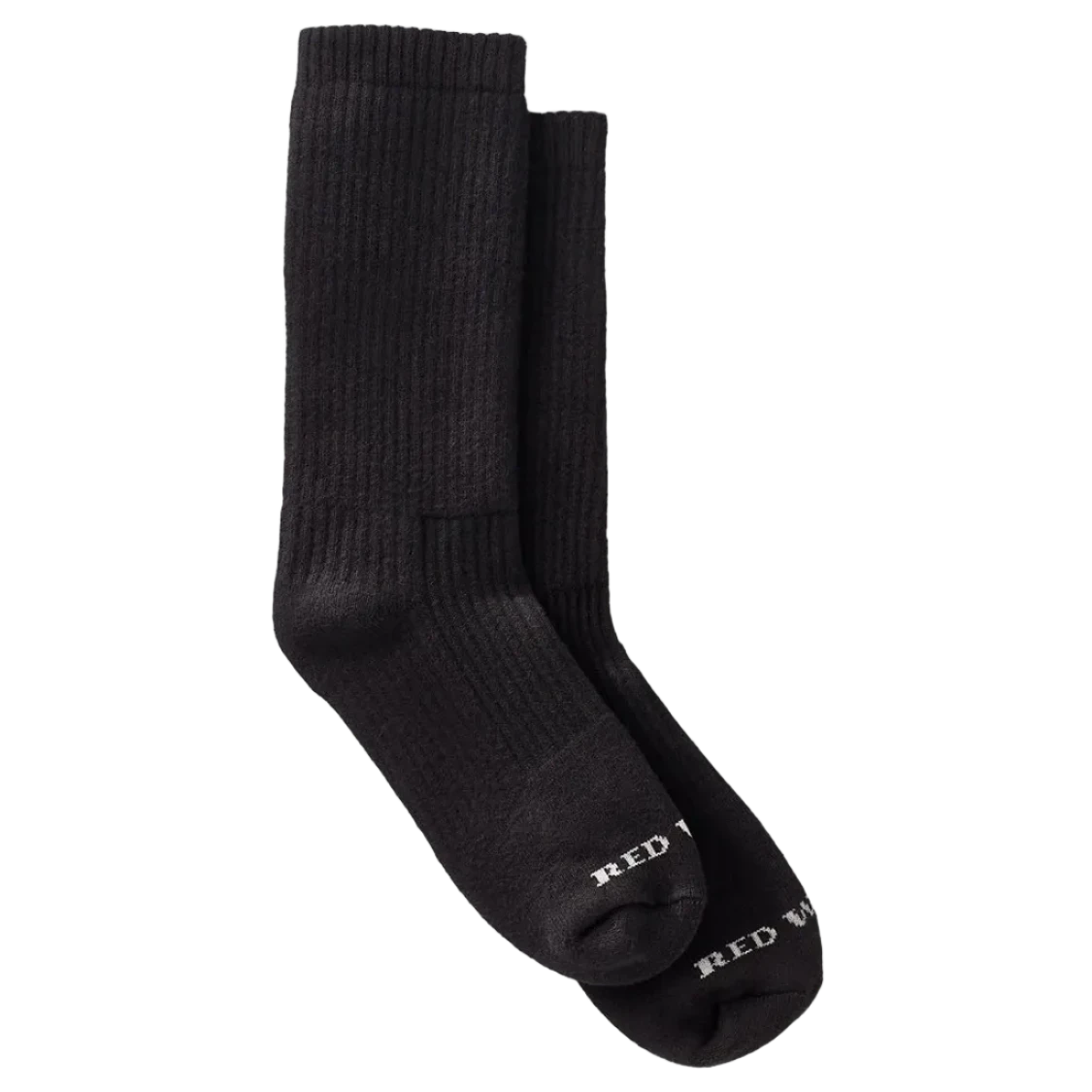 Red Wing Cushion Crew Boot Socks in black