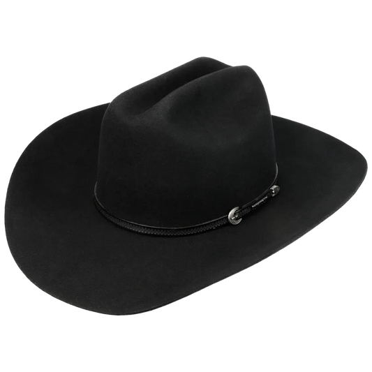 Stetson Laramie Western Woolfelt/Cashmere Cowboy Hat Black