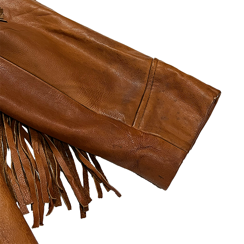 Fringed Leather Jacket