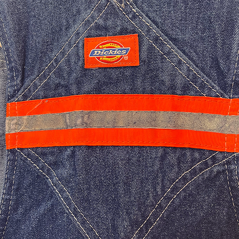 Denim Bib Overall, 3M Scotchlite