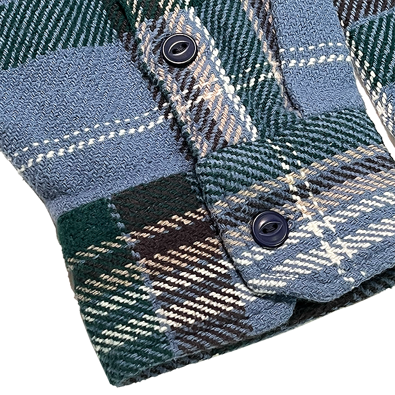 Wrangler Heavy Flannel Shirtjacket sleeve cuff