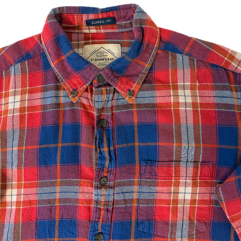 Button-Down Flannel Shirt