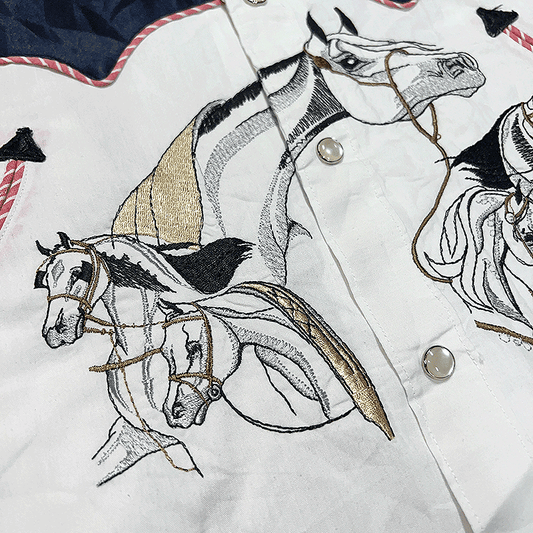 Mexican Emboidered Western Shirt