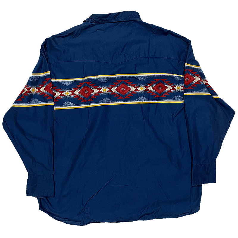 1990s Aztec Western Shirt