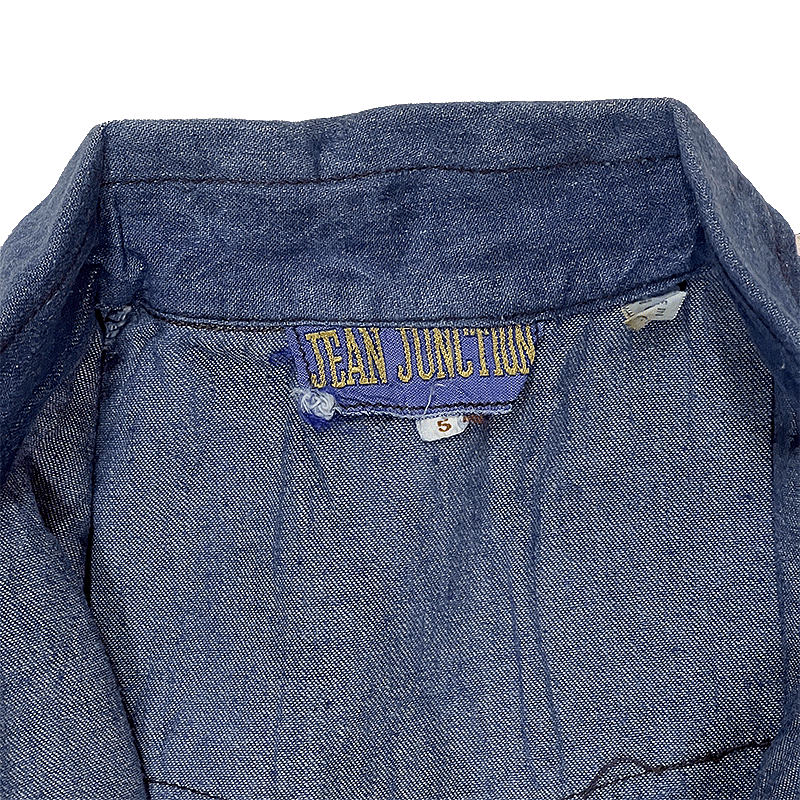 1970s Unused Western Denim Shirt