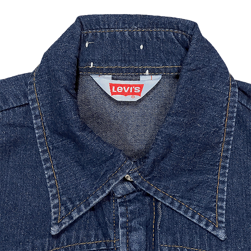 1977 Orange Tab Western Denim Shirt