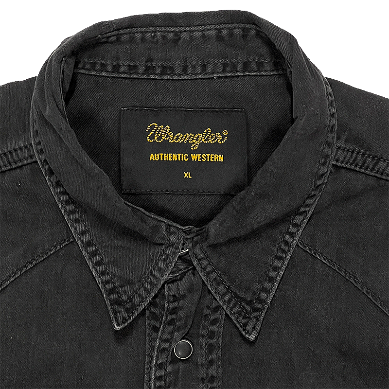 Black Denim Western Shirt