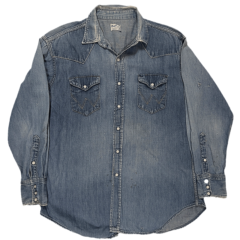 1970s Western Denim Shirt