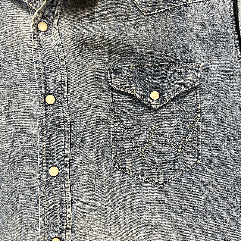 1970s Western Denim Shirt