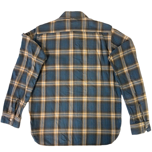 8HU Flannel Work Shirt Made In Japan
