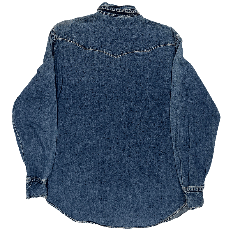 1980s Western Denim Shirt