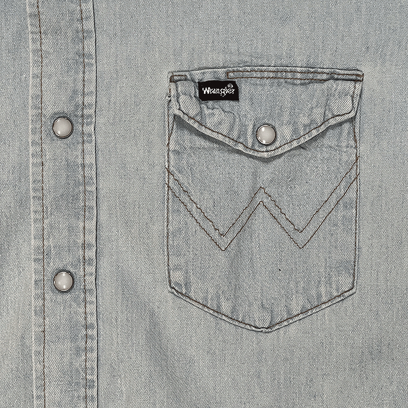 1990s US-Made Western Denim Shirt