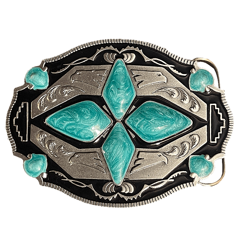Belt Buckle w/ Turquoise