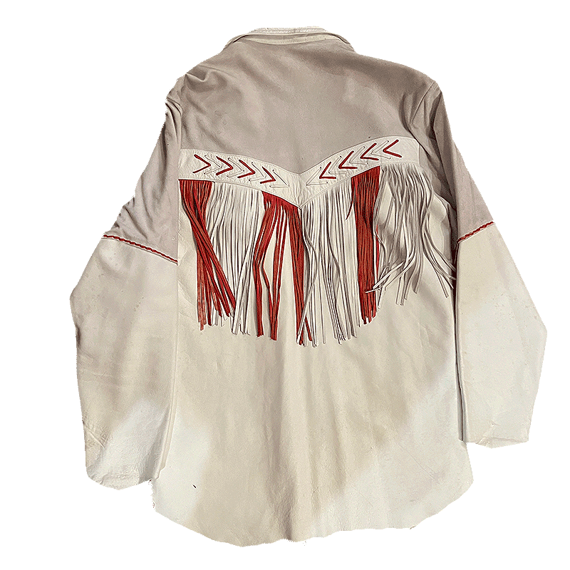 Fringed Leather Jacket