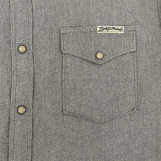 Herringbone Snap Shirt