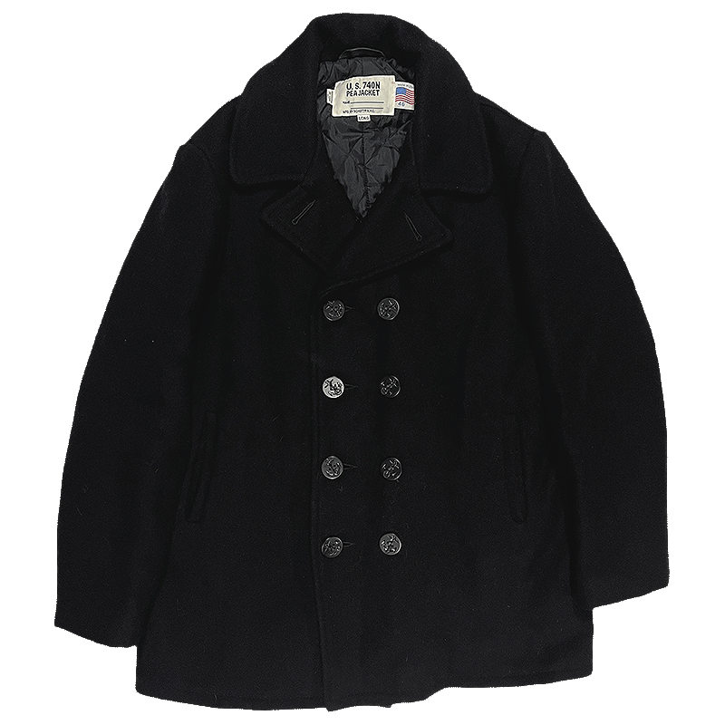 Schott U.S. 740N Pea Jacket サイズ42 U.S. 740N Pea Coat – Lasso – The Americana Outfitter