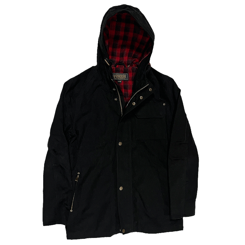 Wool-Lined Parka Coat
